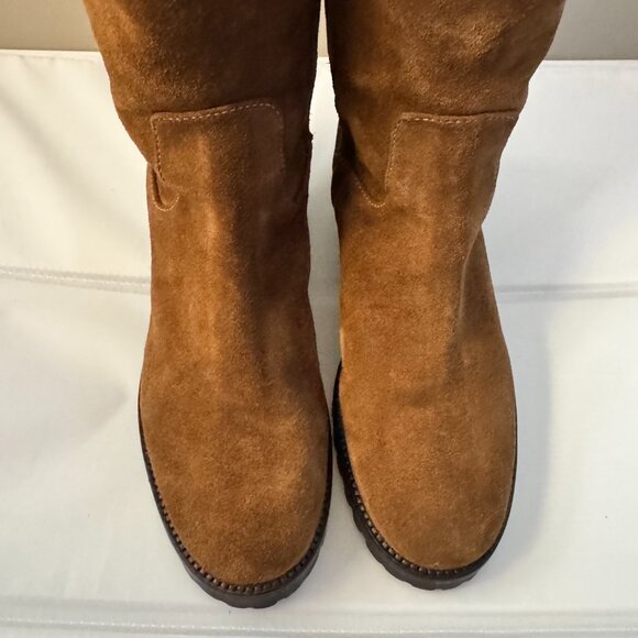 Tory Burch Oakridge Suede Riding Boots | Brown | Size 8 | NWT - Picture 6 of 8